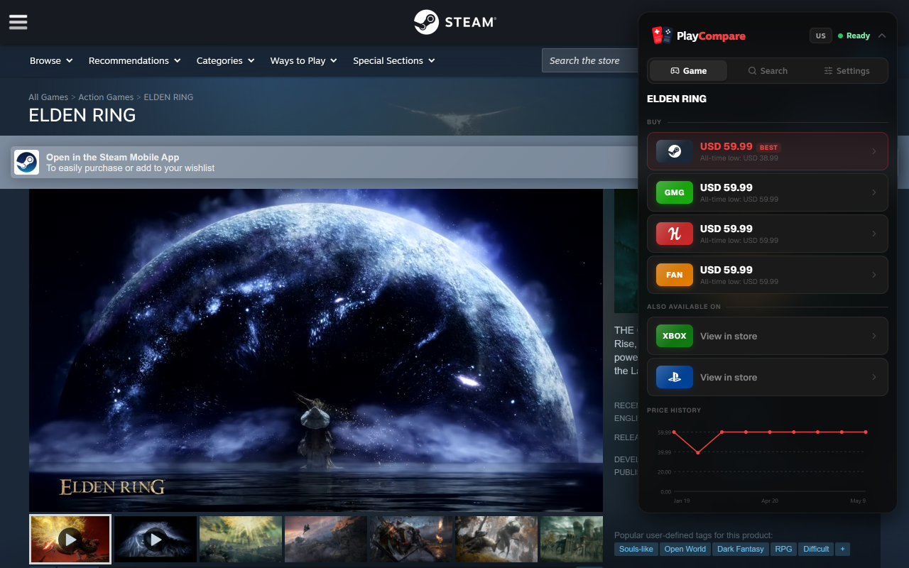 PlayCompare gallery image
