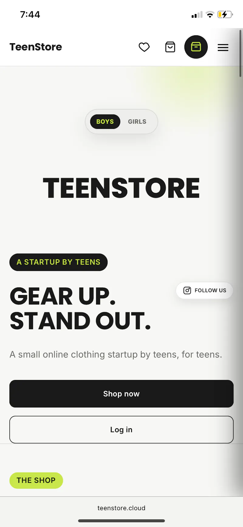 Teenstore screenshot 3