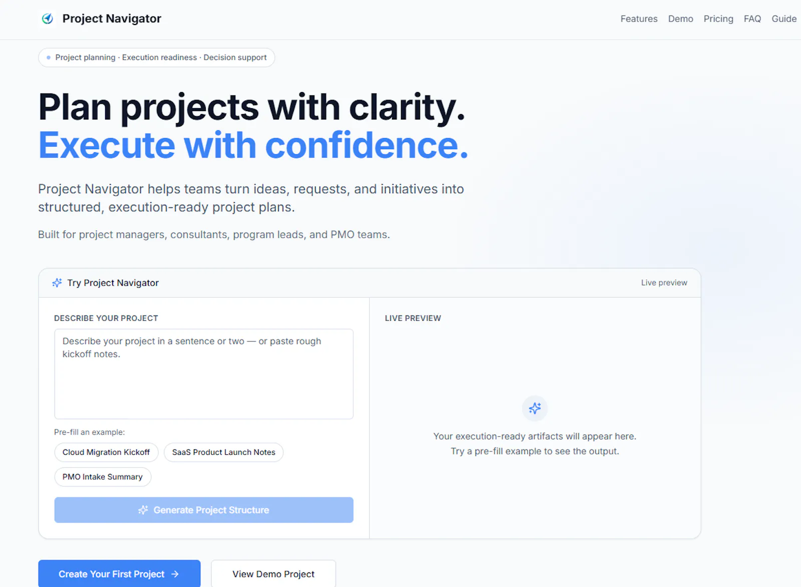 Project Navigator screenshot 3