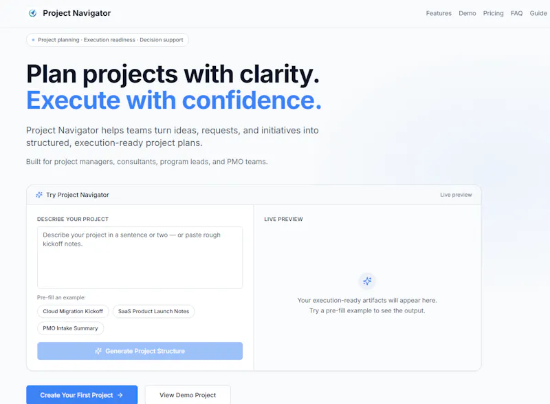 Project Navigator screenshot 3