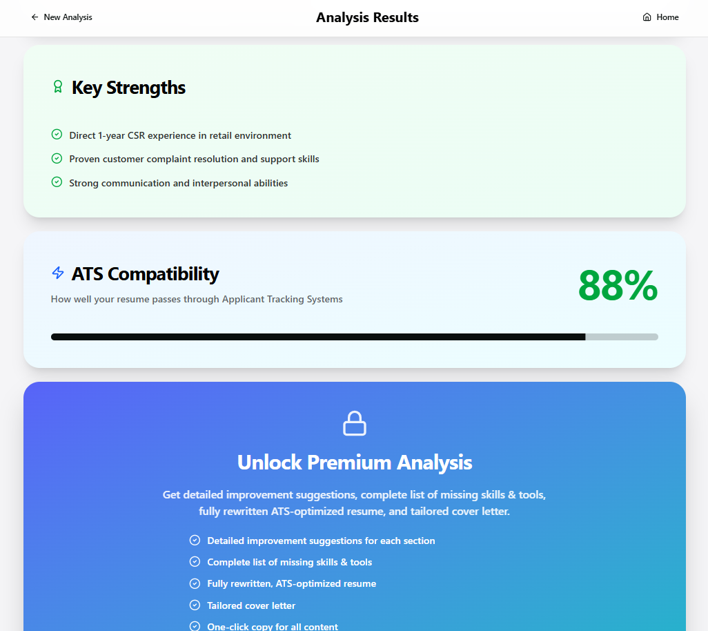 ATS Resume and LinkedIn Optimizer  gallery image