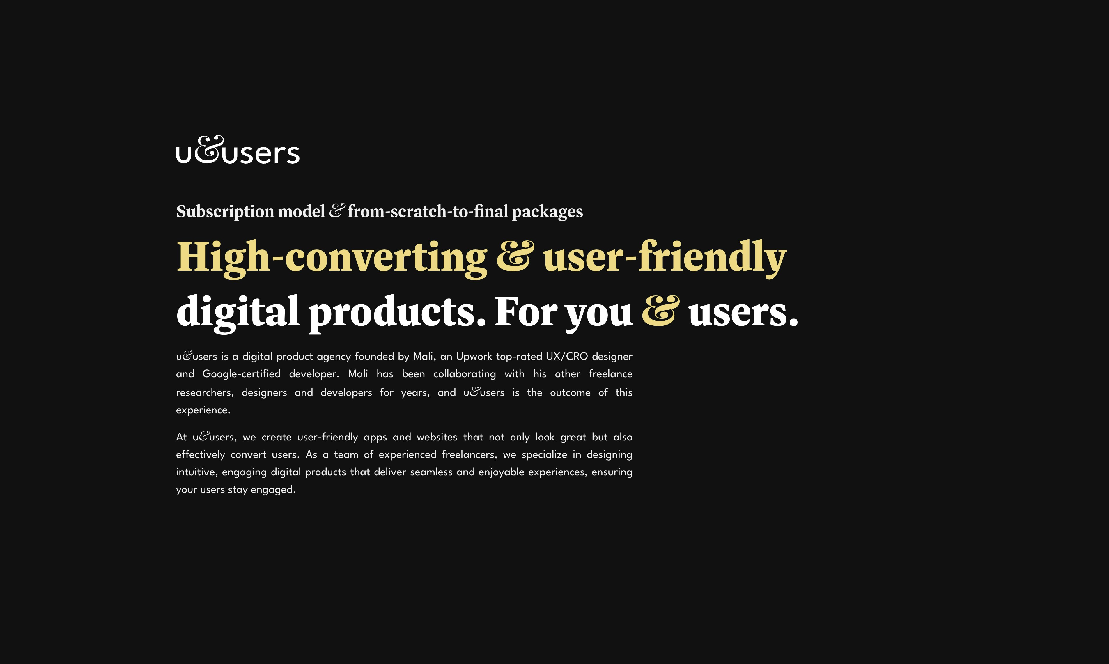 U & Users media 1