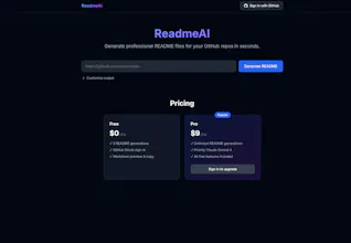 ReadmeAI gallery image