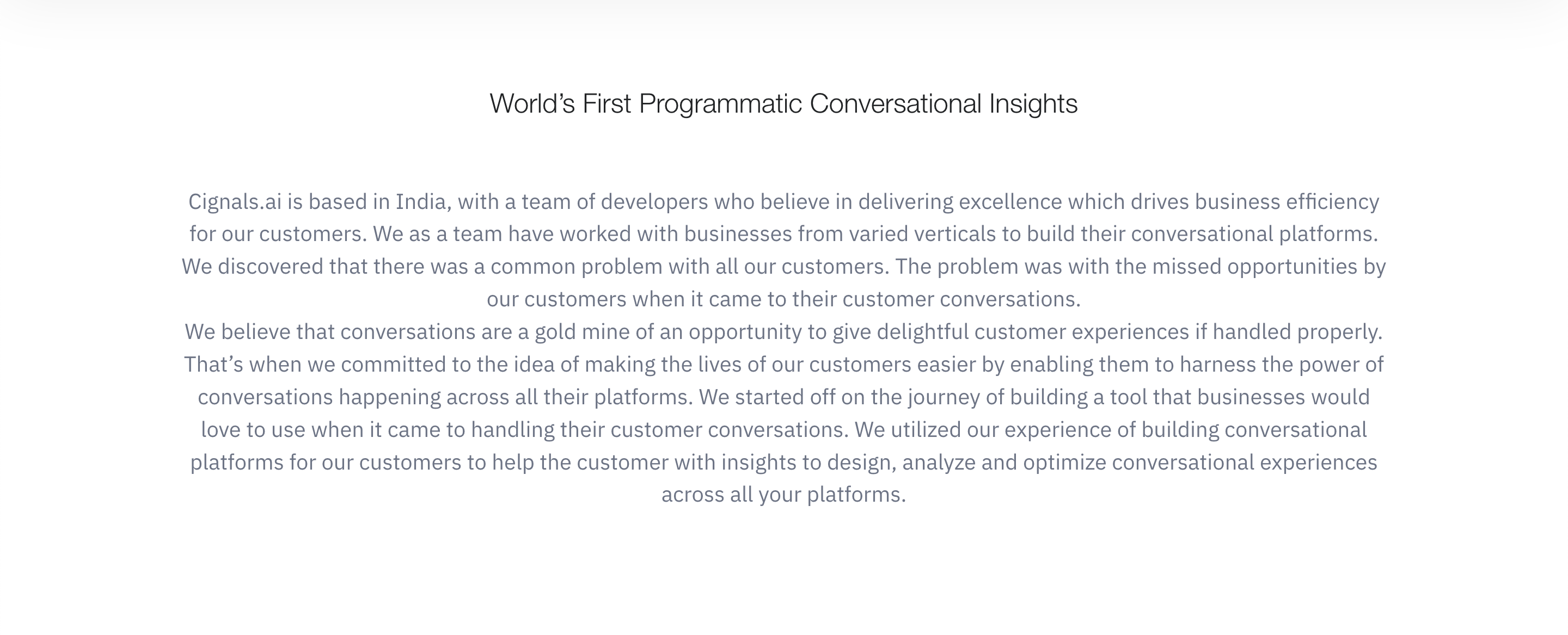 Cignals.ai gallery image