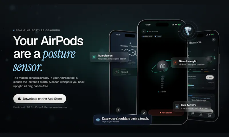 AirPosture screenshot 2