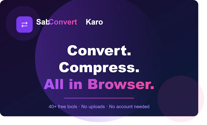 SabConvertKaro – 40+ Free File Tools screenshot 1