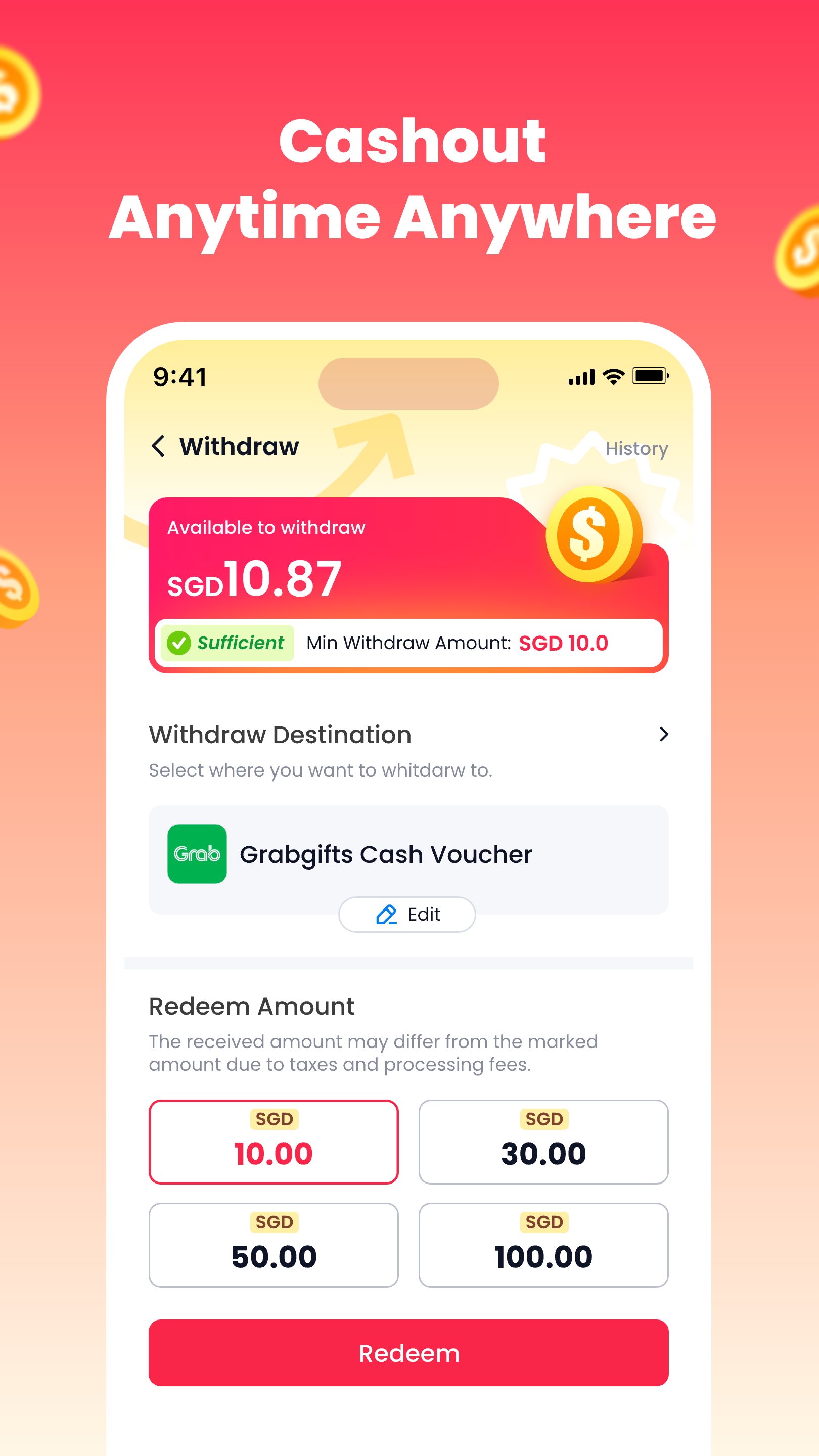 Otta: Shop with Cashback - Screenshot 2 showing product features and functionality