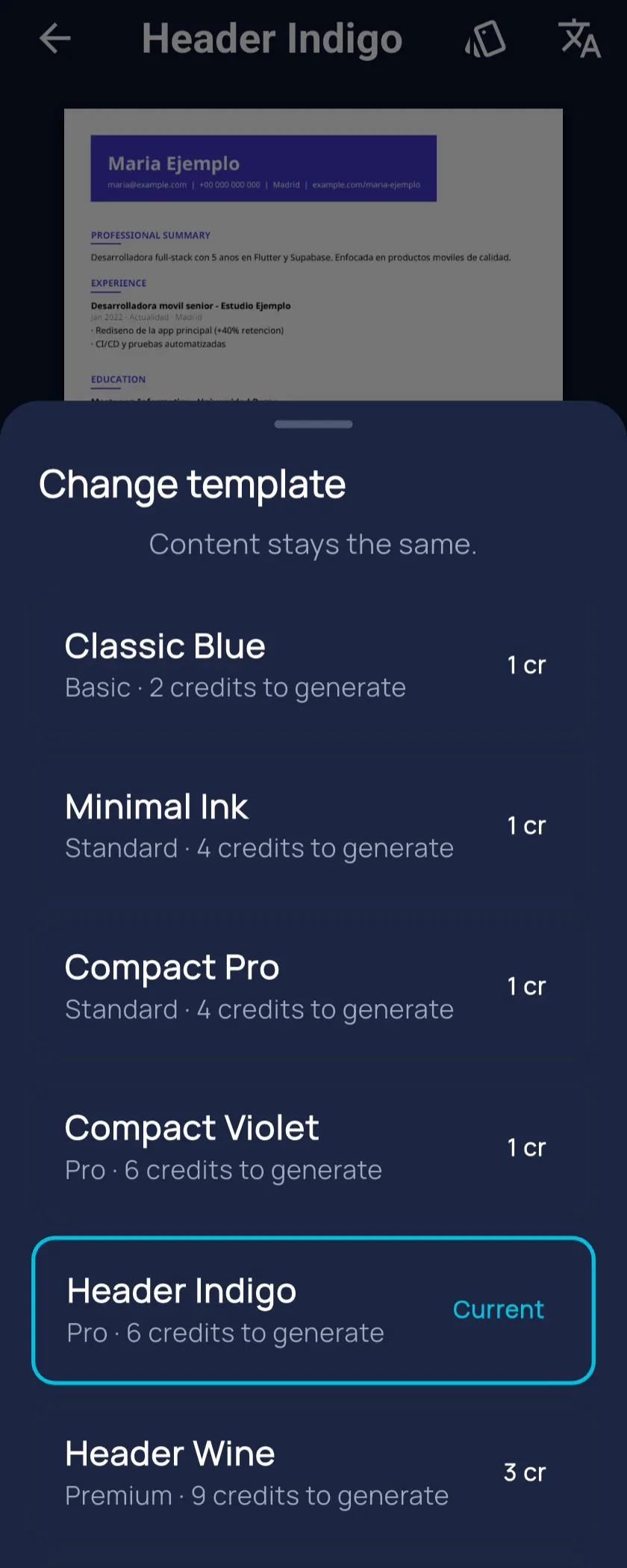 HireSnap — AI Resume & CV Builder gallery image