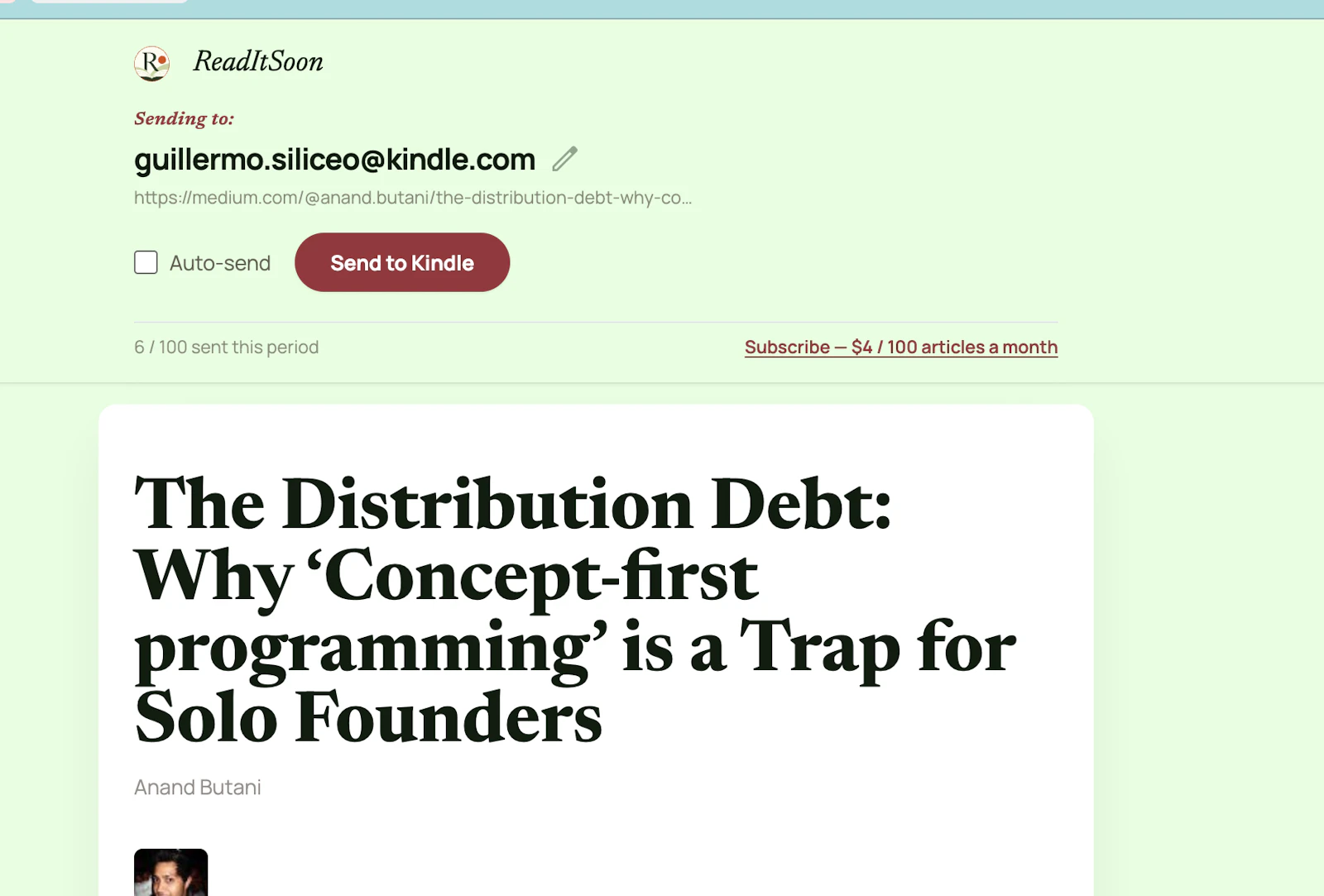 ReadItSoon screenshot 3