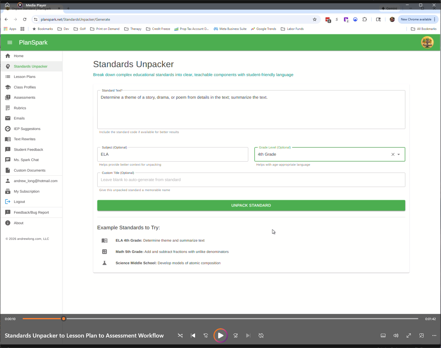 PlanSpark - Screenshot 5 showing product features and functionality