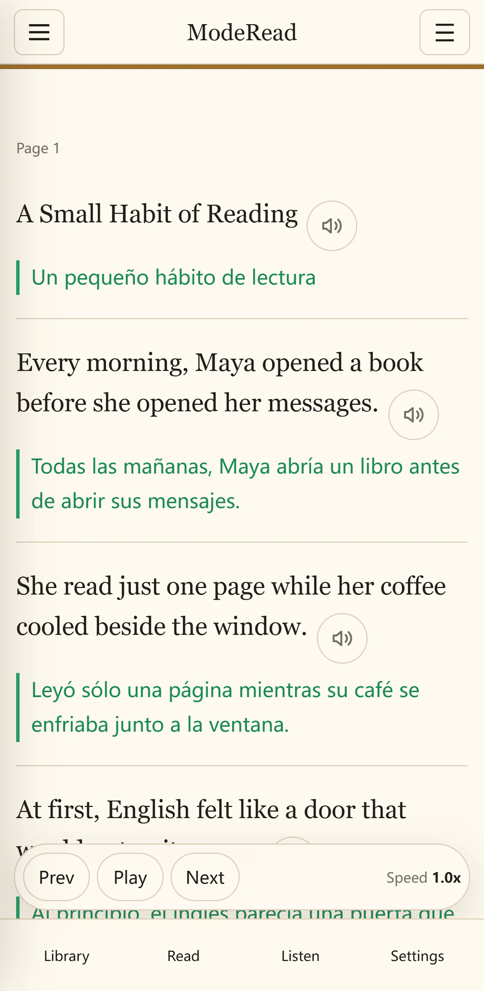 ModeRead screenshot 2