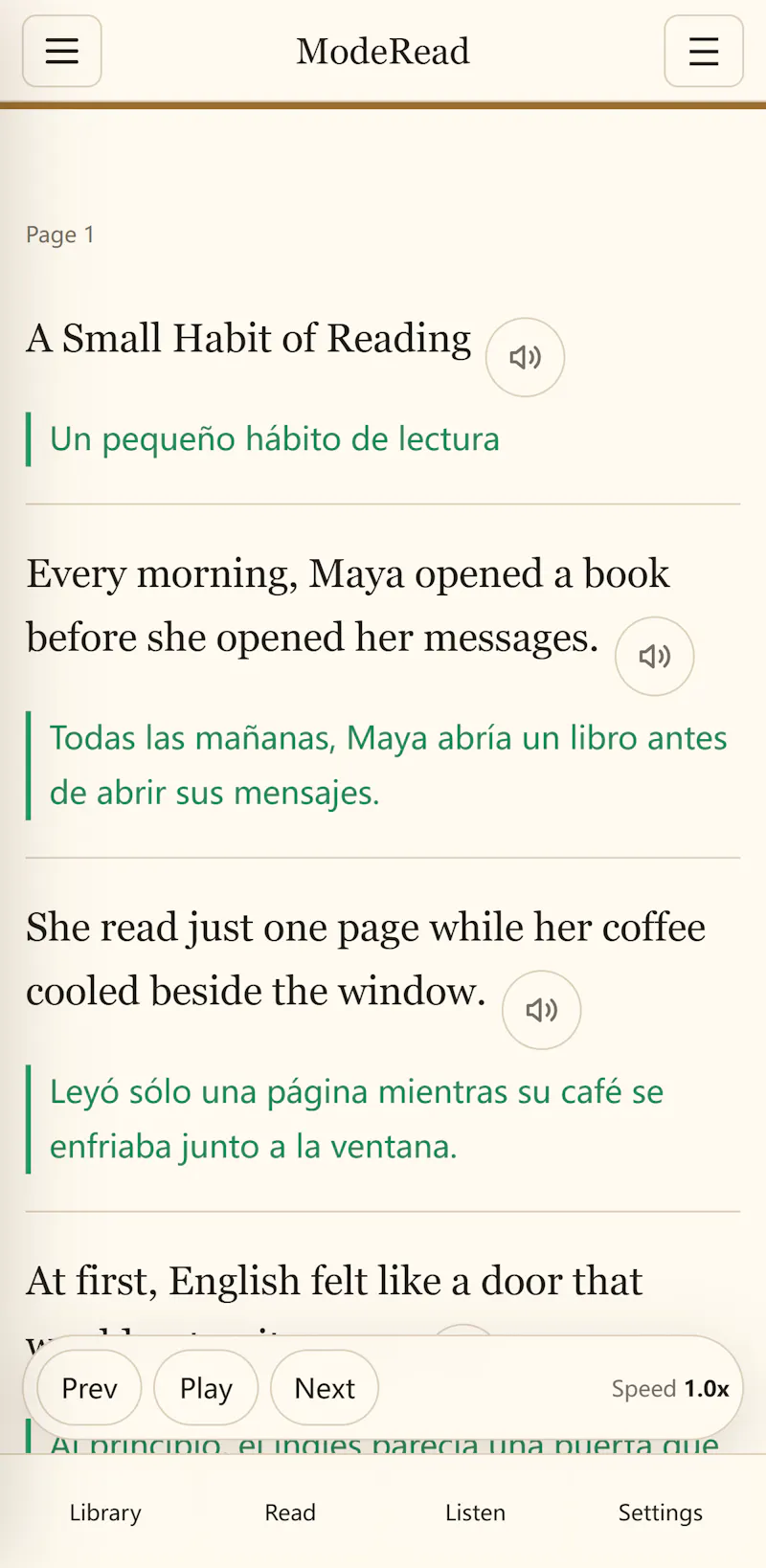 ModeRead screenshot 2