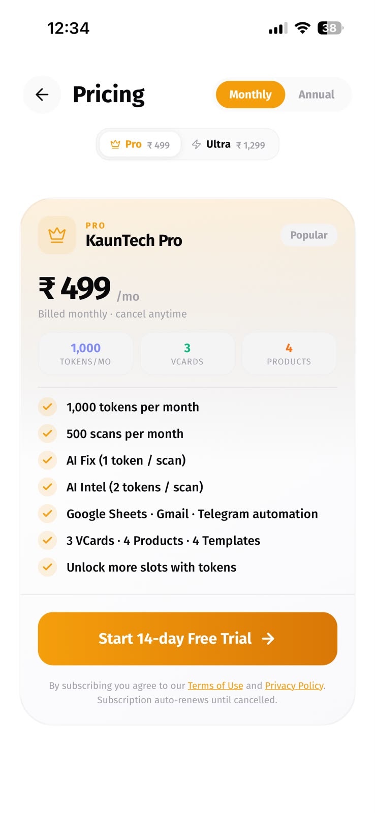 Kauntech App gallery image
