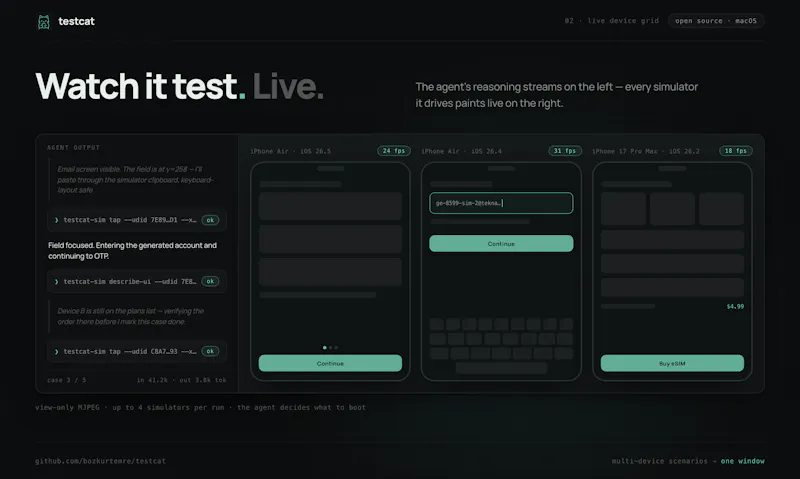 testcat screenshot 3