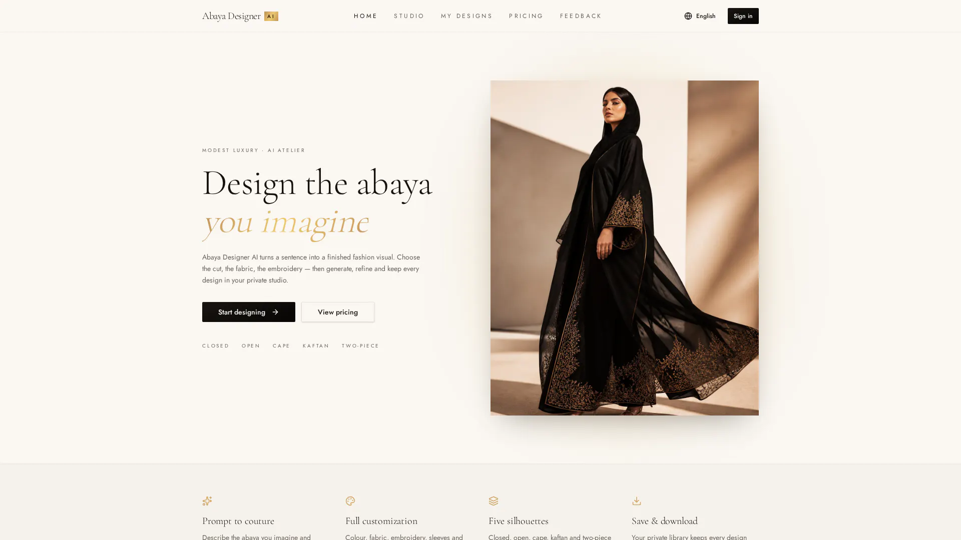 Abaya Designer AI gallery image
