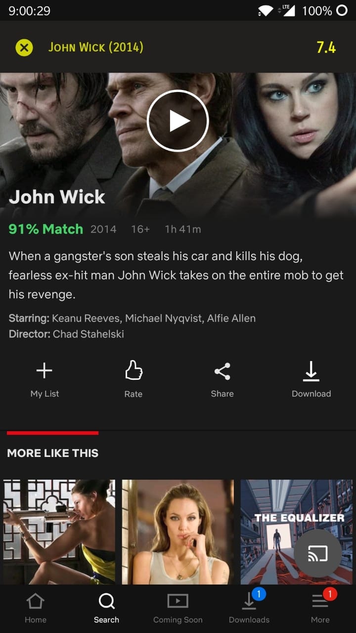 Netflix IMDB Plugin for Android gallery image