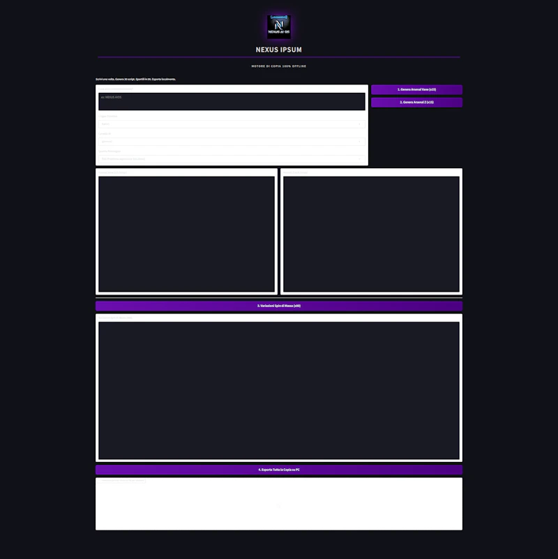 NEXUS IPSUM screenshot 6