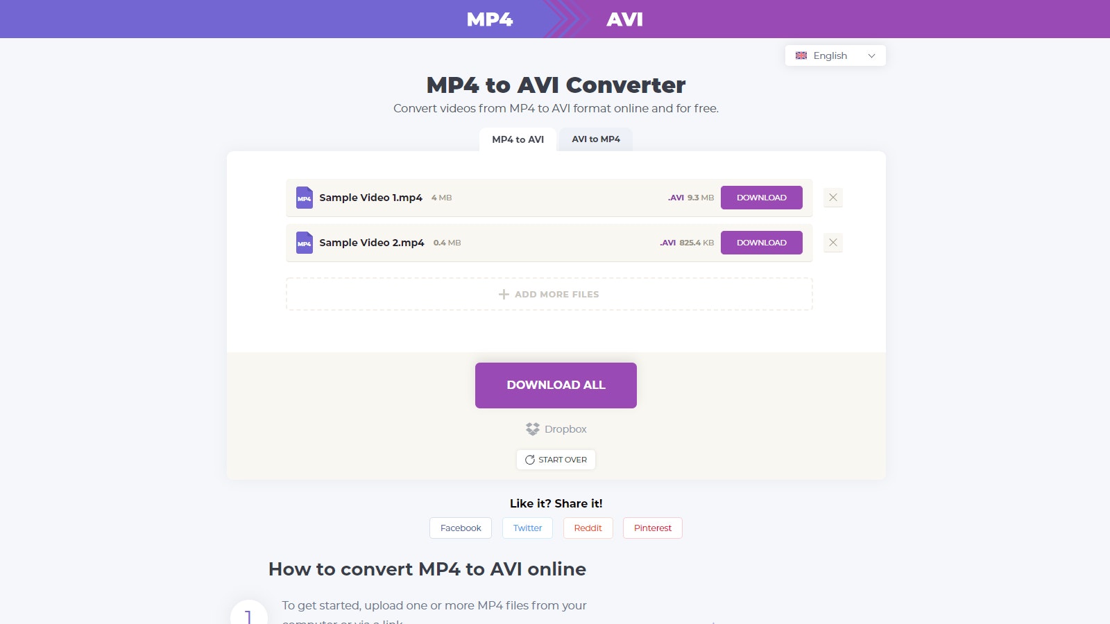 MP4 to AVI Converter gallery image