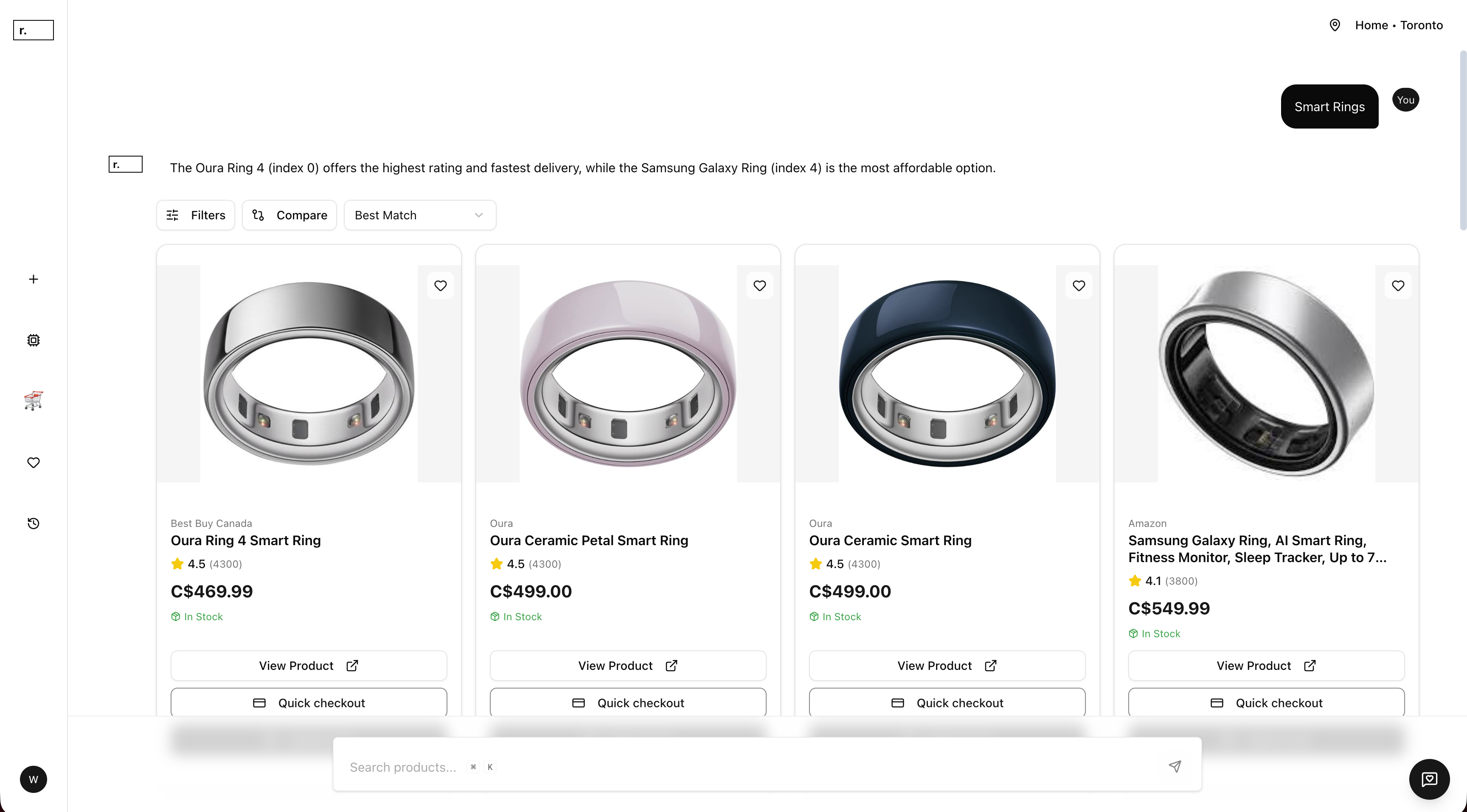 Rectangle - Single Checkout for the Web - Screenshot 4 showing product features and functionality