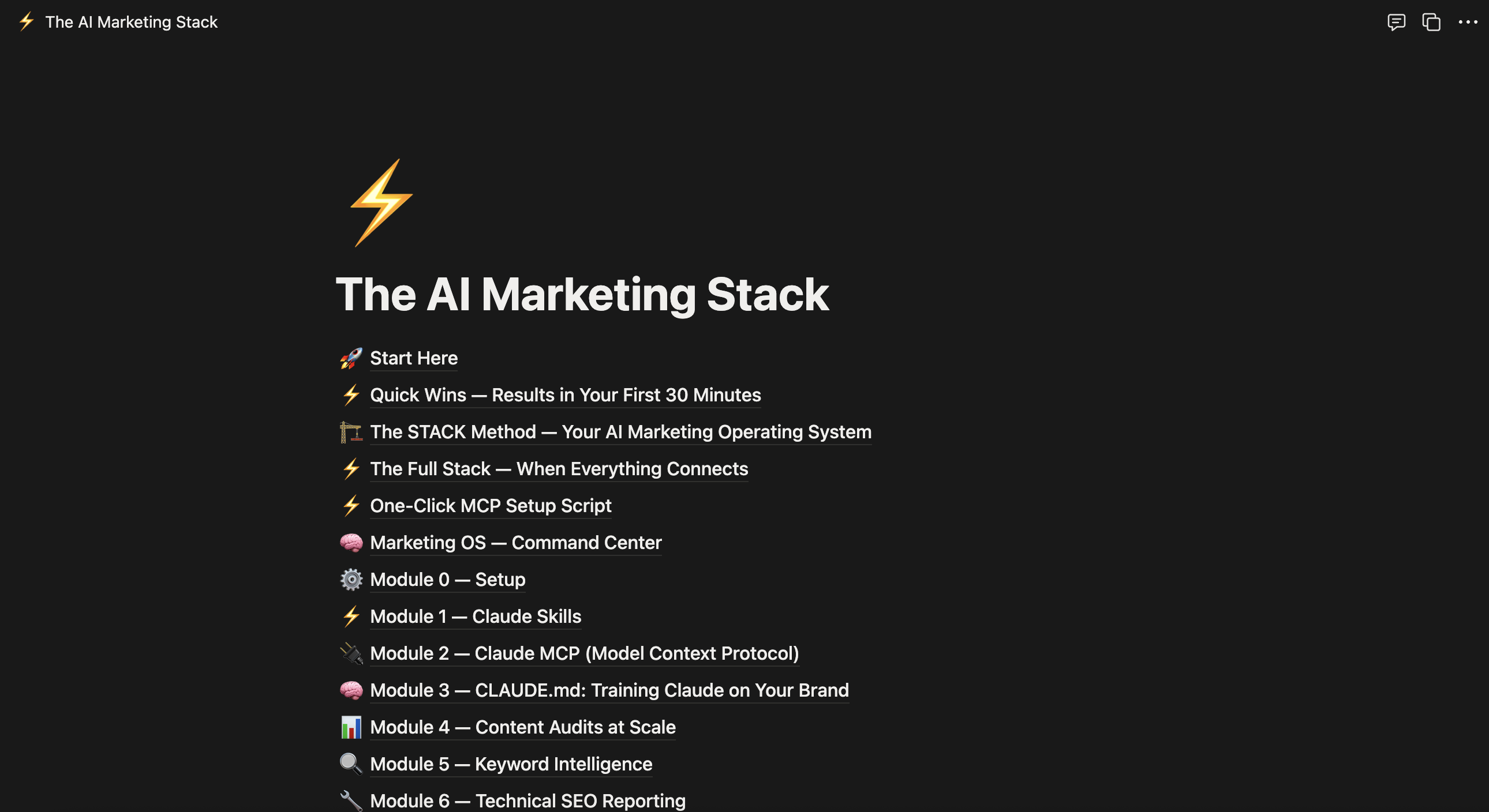 The Claude AI Agent Marketing Stack gallery image