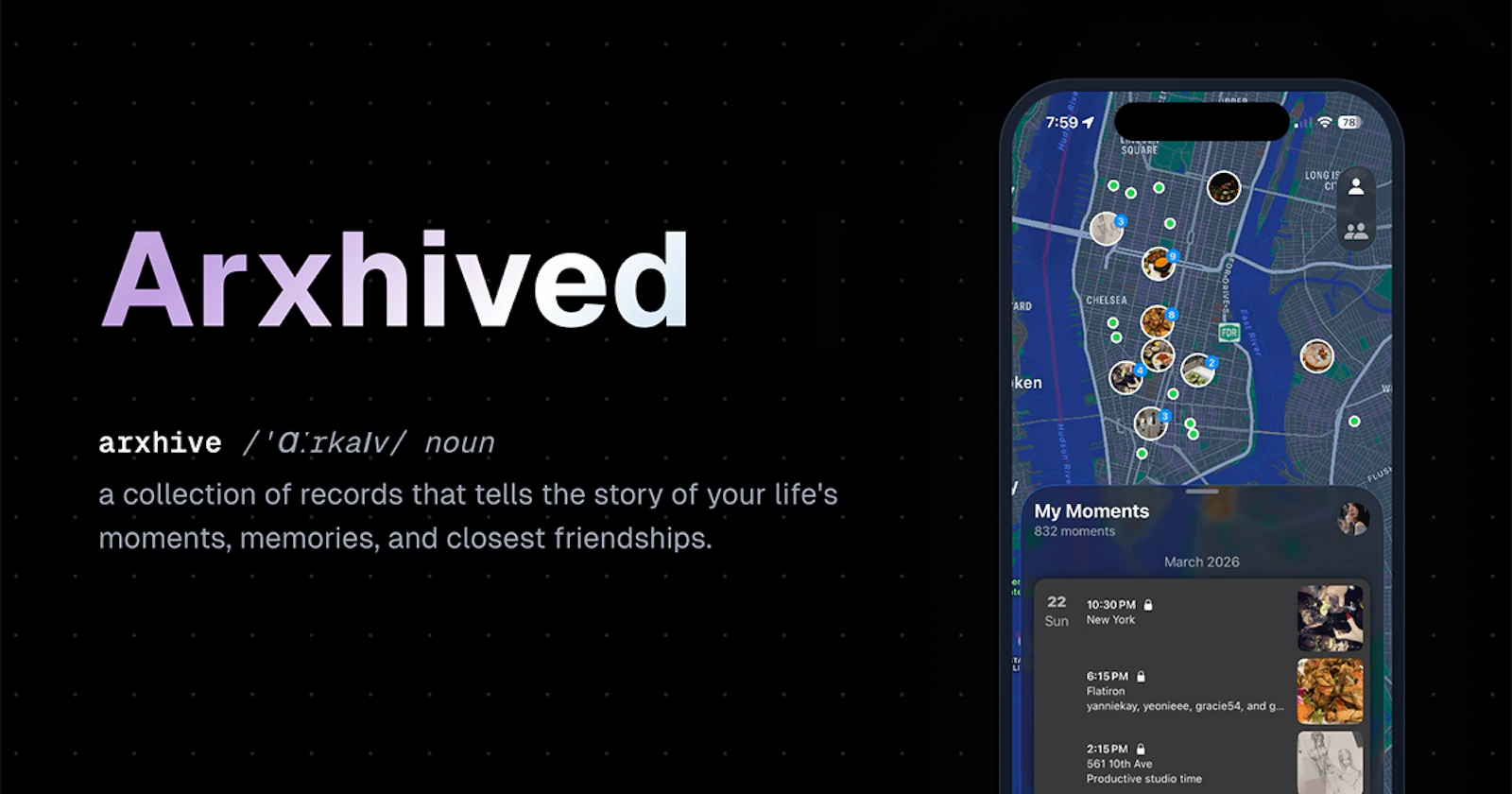 Arxhived screenshot 1