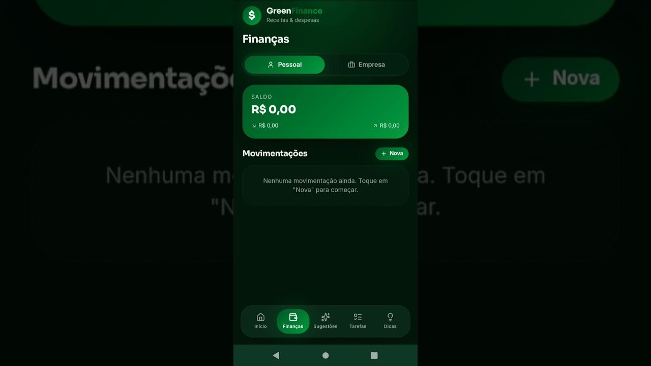 Green Finance—Suas finanças no controle gallery image