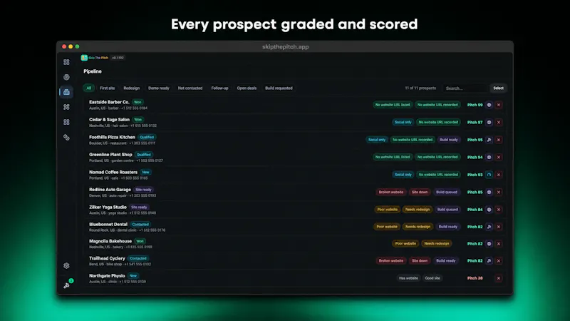 Skip the Pitch screenshot 3