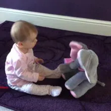 Interactive Peek-a-Boo Elephant Toy gallery image