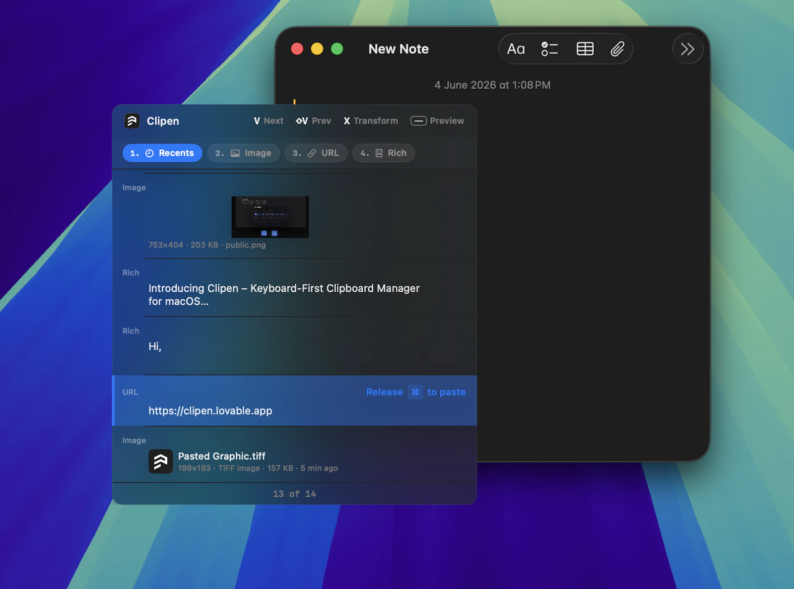 Clipen screenshot 1