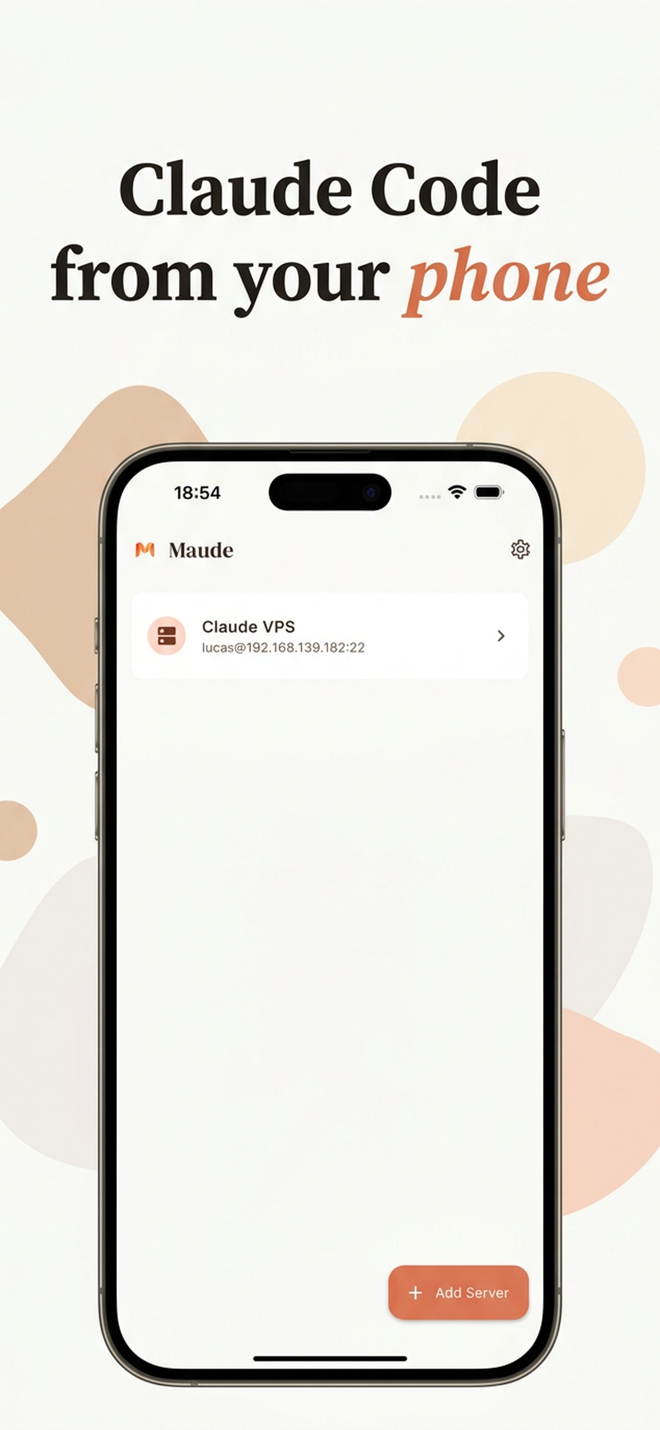 Maude — Claude Code from your phone gallery image