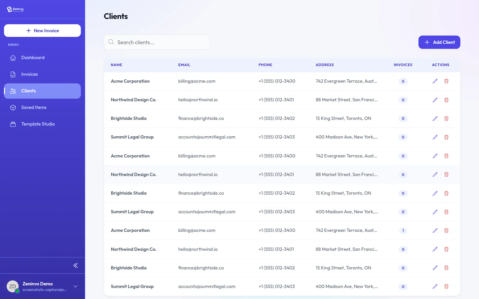 Zeninvo screenshot 5