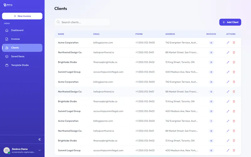 Zeninvo screenshot 5