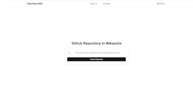 OpenRepoWiki gallery image