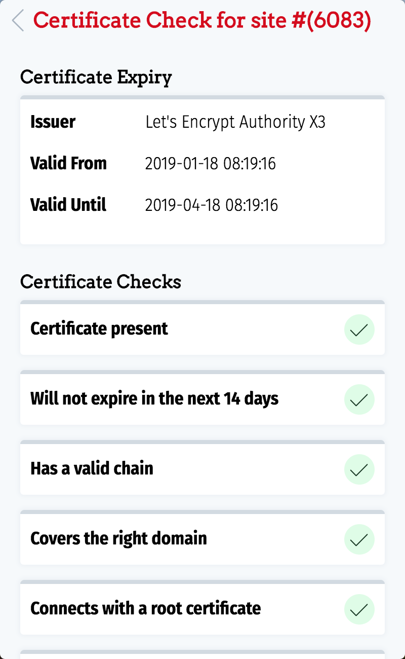 Oh Dear! desktop app gallery image