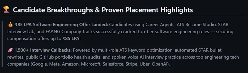 Career Agents screenshot 2