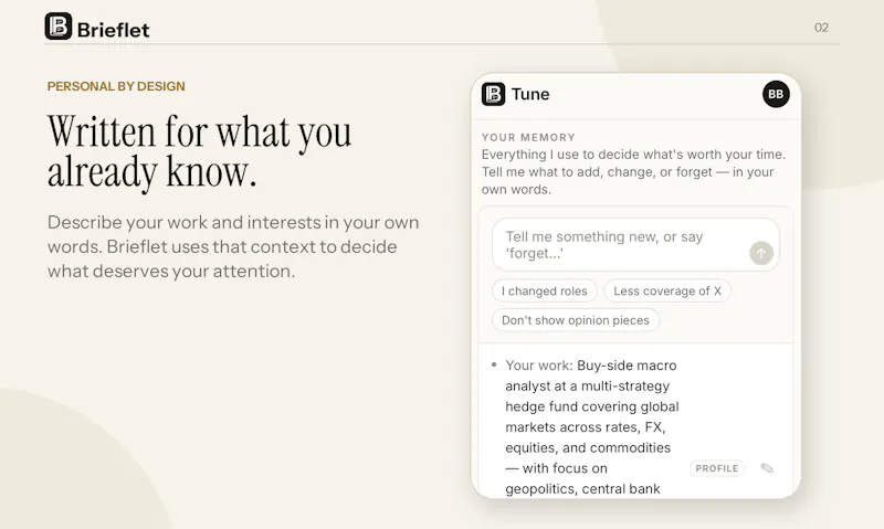 Brieflet screenshot 3