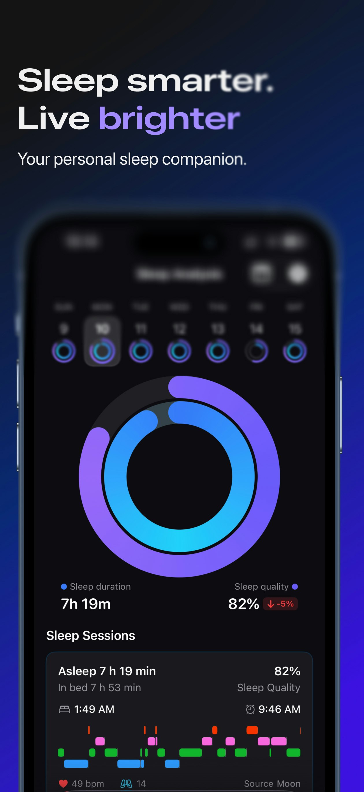 Moon: Sleep & Rhythm Tracker gallery image