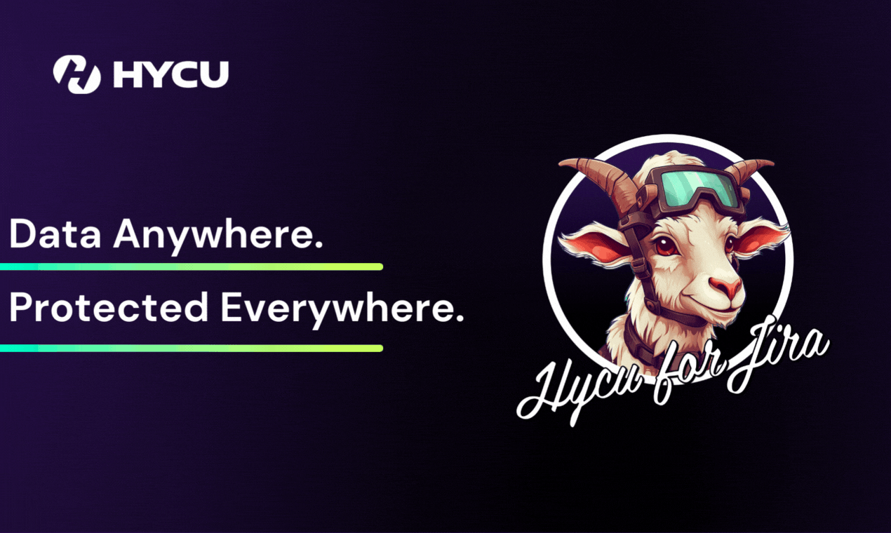 Backup e ripristino Hycu per JIRA media 5