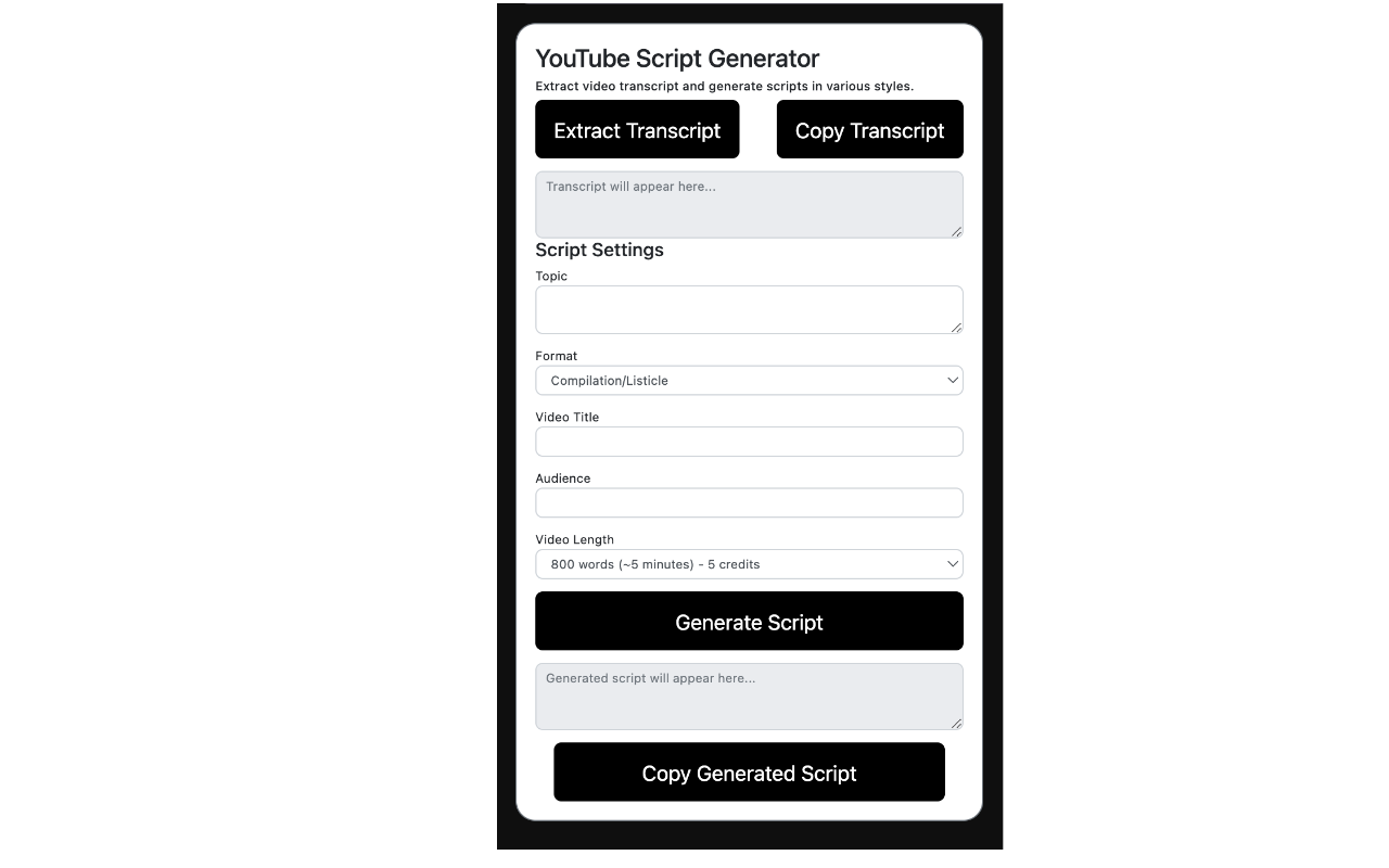 Média Réévalué - Scripts youtube dans le style des top youtubers 2