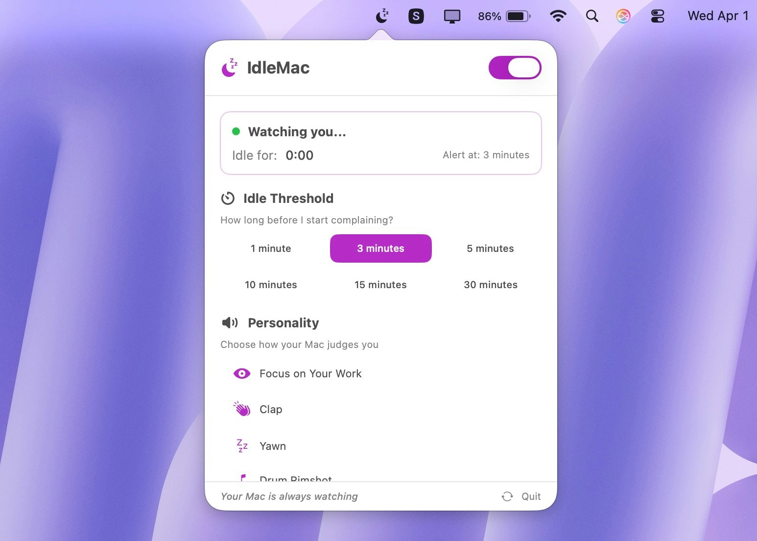 IdleMac gallery image