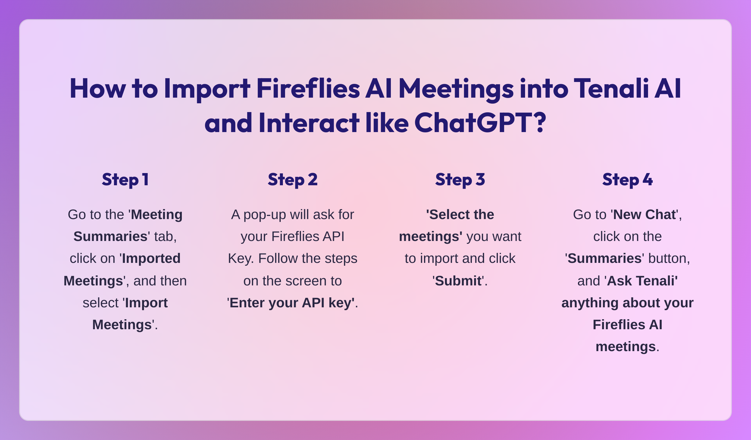 ホタルのためのTelalが持っています - Fireflies MeetingsとのChatGptのように相互作用しますメディア7