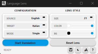 Language Lens - Screenshot 4 showing product features and functionality