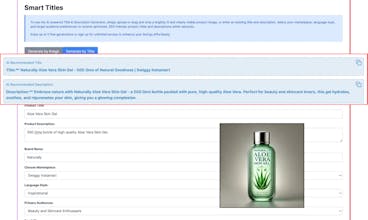 Smart Titles: AI powered marketplace SEO gallery image