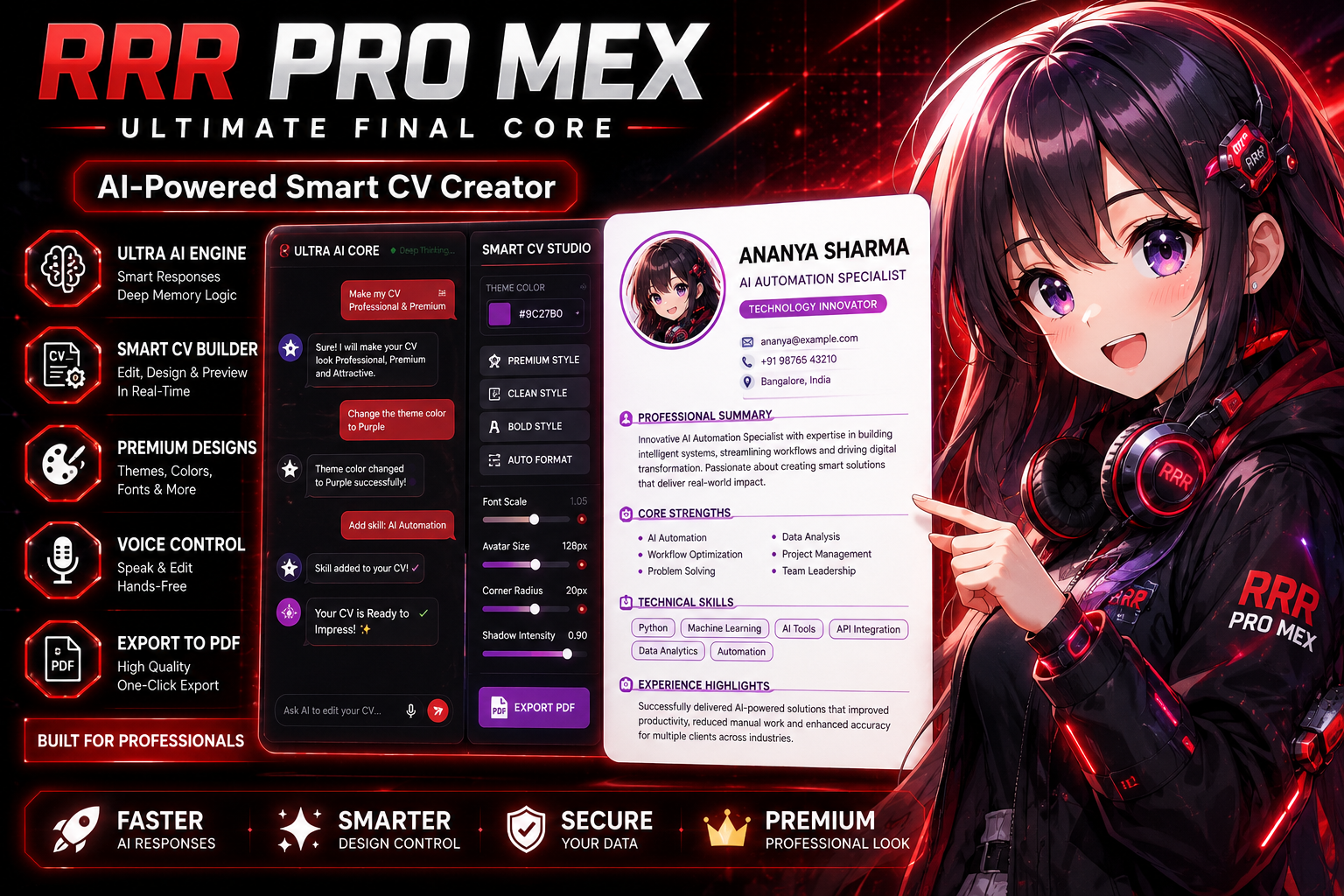RRR PRO MEX - Ananya AI Engine Hub gallery image