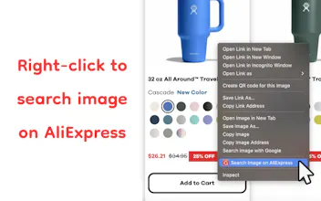 AliExpress Image Search Chrome Plugin gallery image