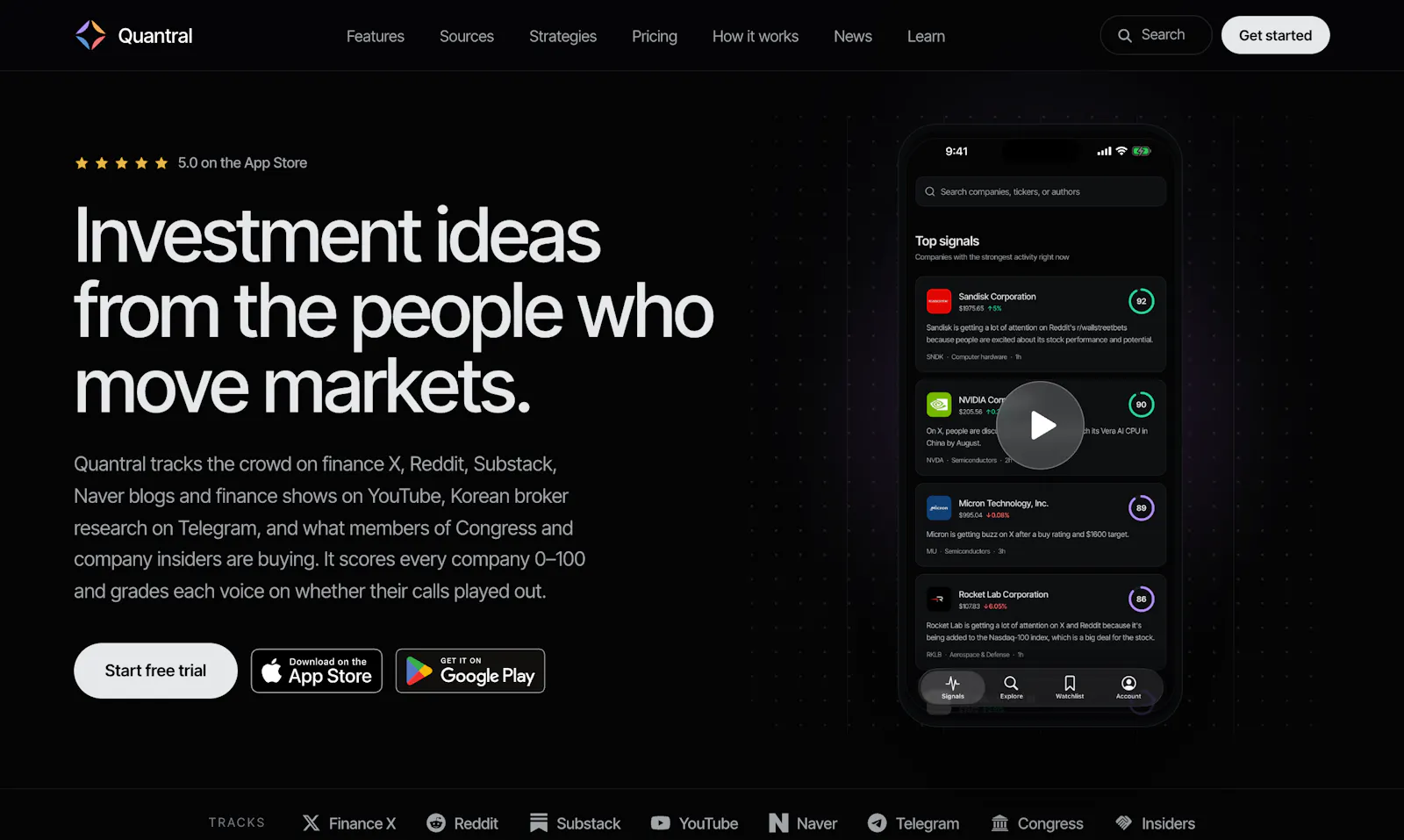 Quantral screenshot 2