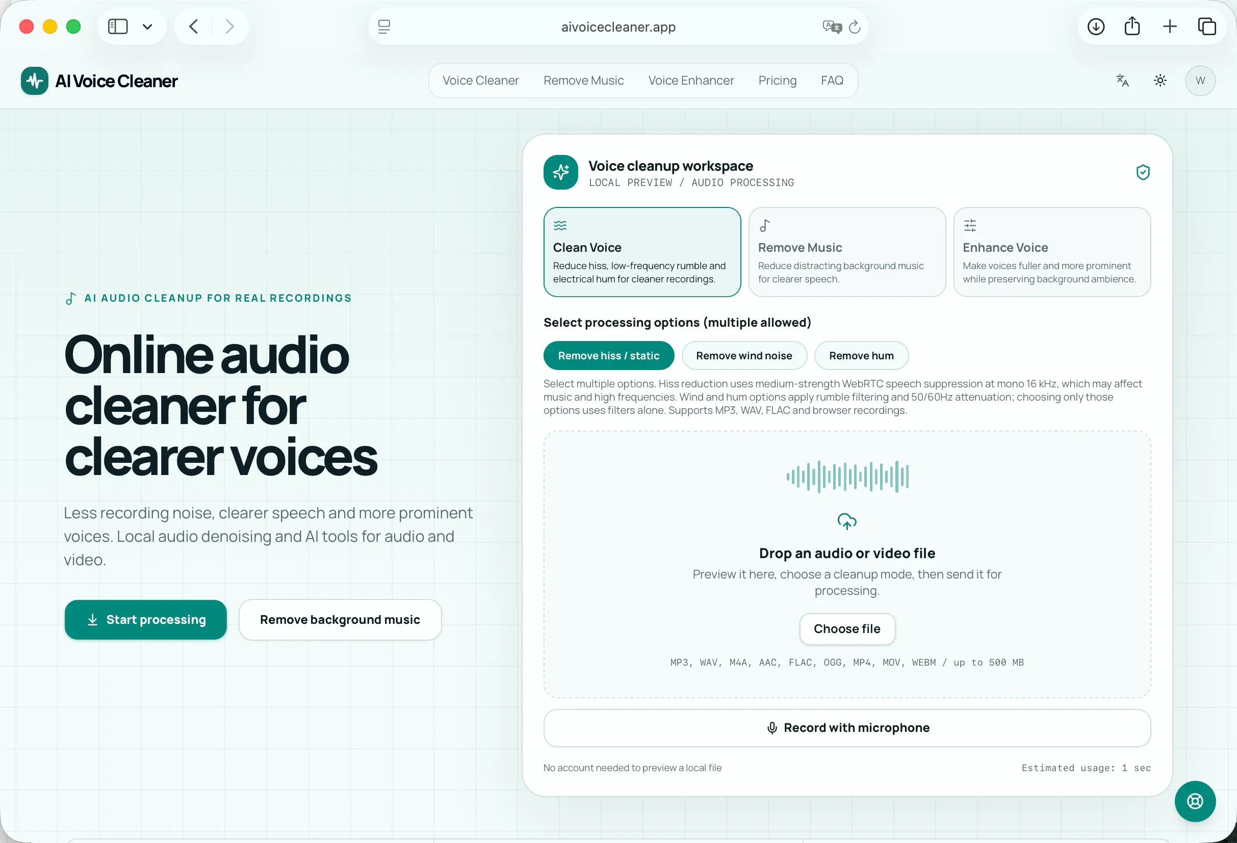 AI Voice Cleaner gallery image