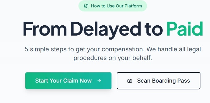 FlightClaim AI - Screenshot 2 showing product features and functionality