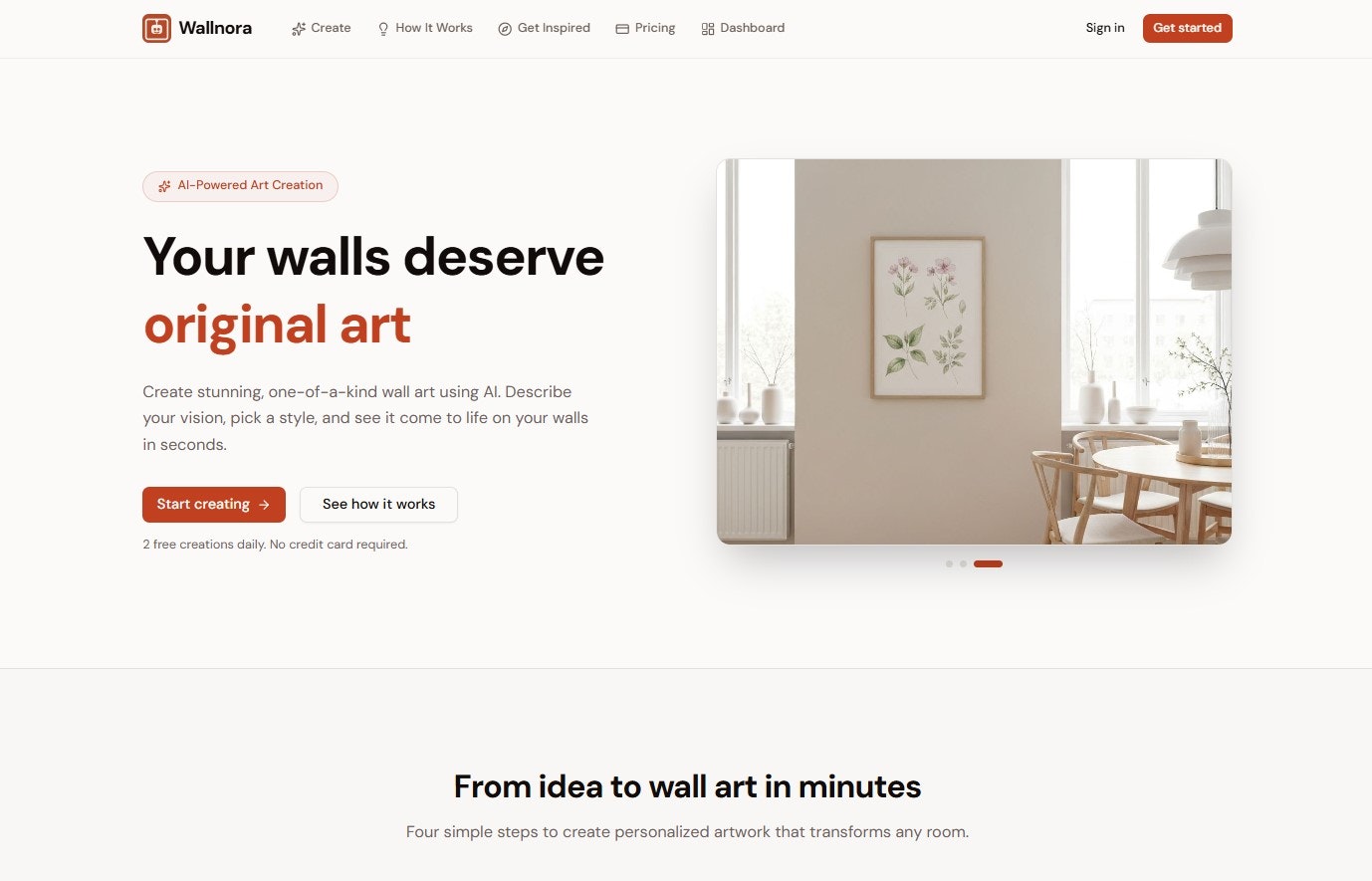 Wallnora - Screenshot 4 showing product features and functionality
