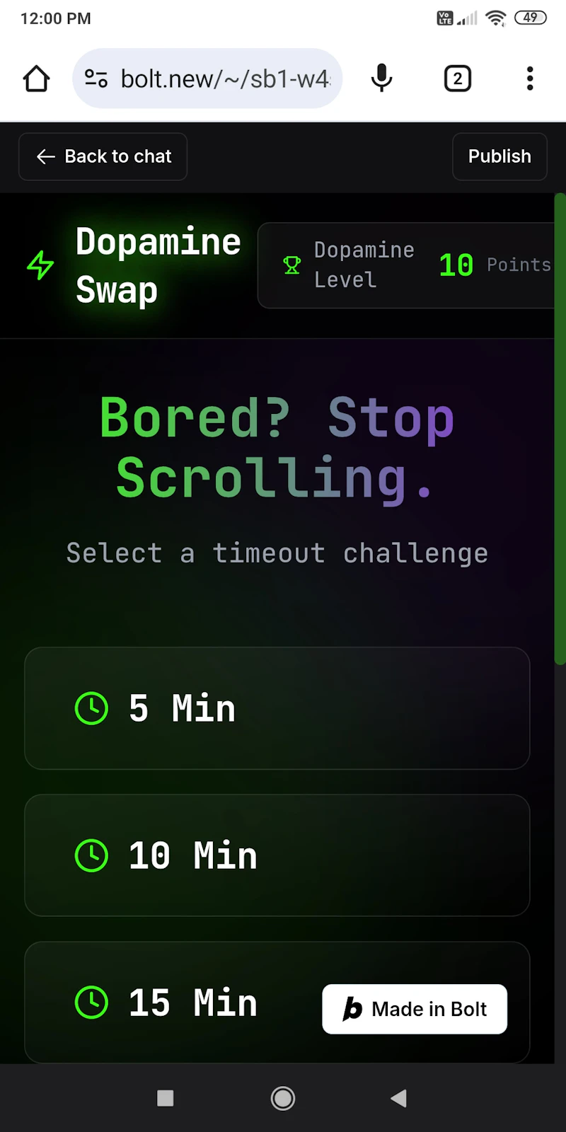 Dopamine Swap screenshot 1